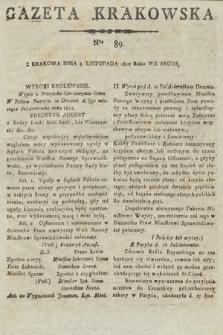Gazeta Krakowska. 1812, nr 89