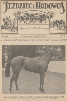 Jeździec i Hodowca : tygodnik ilustrowany. R.11, 1932, nr 2