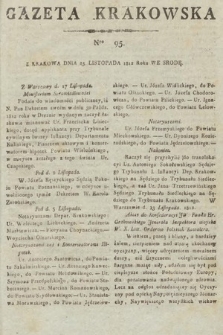 Gazeta Krakowska. 1812, nr 95