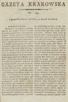 Gazeta Krakowska. 1812, nr 102
