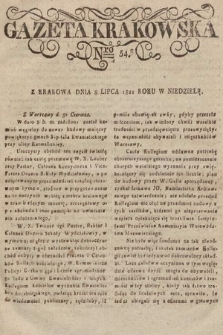 Gazeta Krakowska. 1821, nr 54