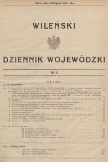 Wileński Dziennik Wojewódzki. 1932, nr 9