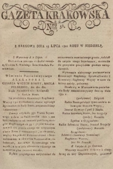 Gazeta Krakowska. 1821, nr 56