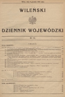 Wileński Dziennik Wojewódzki. 1932, nr 10