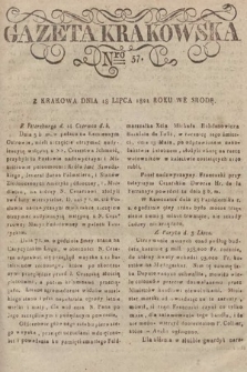 Gazeta Krakowska. 1821, nr 57