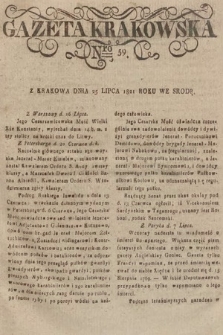 Gazeta Krakowska. 1821, nr 59