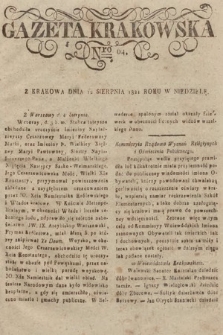Gazeta Krakowska. 1821, nr 64