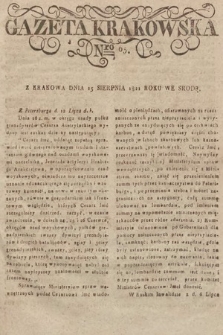 Gazeta Krakowska. 1821, nr 65
