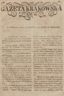 Gazeta Krakowska. 1821, nr 66
