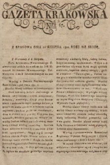 Gazeta Krakowska. 1821, nr 67