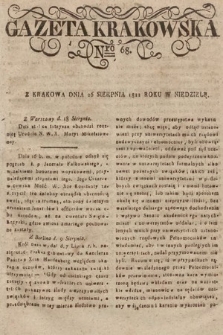 Gazeta Krakowska. 1821, nr 68