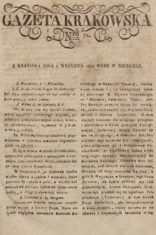 Gazeta Krakowska. 1821, nr 72