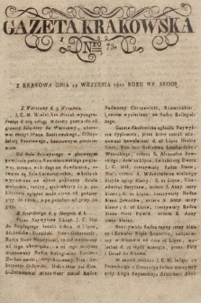 Gazeta Krakowska. 1821, nr 73