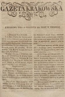 Gazeta Krakowska. 1821, nr 74