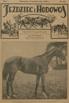 Jeździec i Hodowca. R.1, 1922, nr 42