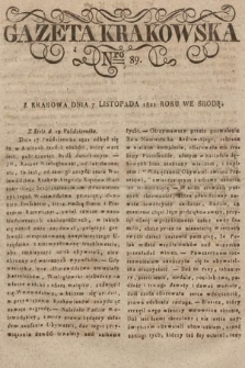 Gazeta Krakowska. 1821, nr 89