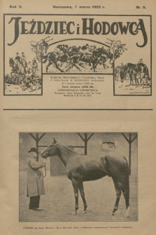 Jeździec i Hodowca : tygodnik sportowo-hodowlany. R.2, 1923, nr 9