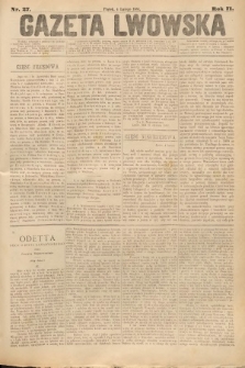 Gazeta Lwowska. 1881, nr 27