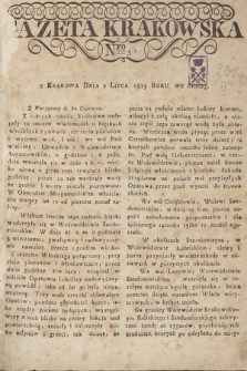 Gazeta Krakowska. 1823, nr 53