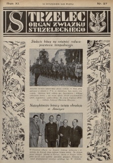 Strzelec : organ Związku Strzeleckiego. R.11 (1931), nr 37