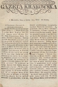 Gazeta Krakowska. 1823, nr 55