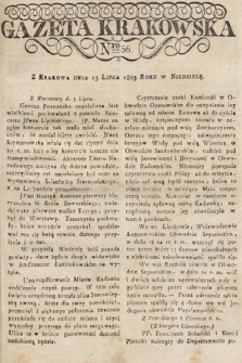 Gazeta Krakowska. 1823, nr 56