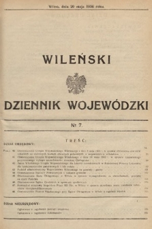 Wileński Dziennik Wojewódzki. 1935, nr 7