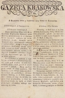 Gazeta Krakowska. 1823, nr 62