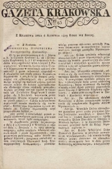 Gazeta Krakowska. 1823, nr 63