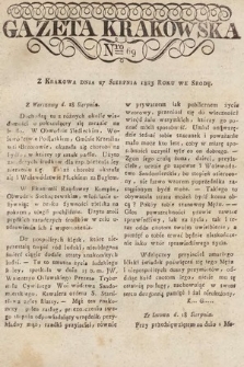 Gazeta Krakowska. 1823, nr 69