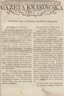 Gazeta Krakowska. 1823, nr 74