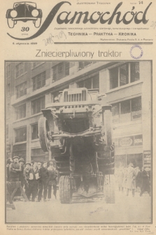 Samochód : ilustrowany tygodnik : zagadnienia nowoczesnego automobilizmu sportowego, komunikacyjnego i transportowego : technika, praktyka, kronika. [R.1], 1929, nr 14