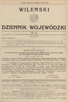 Wileński Dziennik Wojewódzki. 1936, nr 12