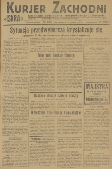 Kurjer Zachodni Iskra : dziennik polityczny, gospodarczy i literacki. R.19, 1928, nr 24