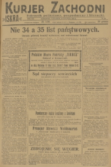 Kurjer Zachodni Iskra : dziennik polityczny, gospodarczy i literacki. R.19, 1928, nr 26