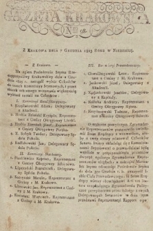 Gazeta Krakowska. 1823, nr 98