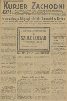 Kurjer Zachodni Iskra : dziennik polityczny, gospodarczy i literacki. R.19, 1928, nr 109