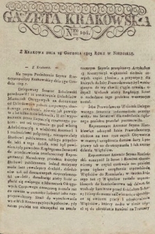 Gazeta Krakowska. 1823, nr 104