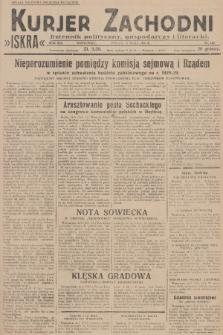 Kurjer Zachodni Iskra : dziennik polityczny, gospodarczy i literacki. R.19, 1928, nr 143