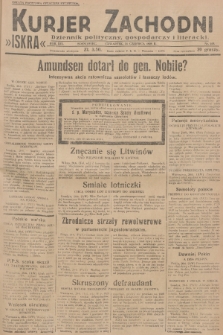 Kurjer Zachodni Iskra : dziennik polityczny, gospodarczy i literacki. R.19, 1928, nr 169