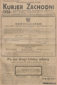 Kurjer Zachodni Iskra : dziennik polityczny, gospodarczy i literacki. R.19, 1928, nr 172