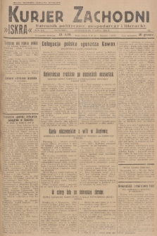 Kurjer Zachodni Iskra : dziennik polityczny, gospodarczy i literacki. R.19, 1928, nr 187