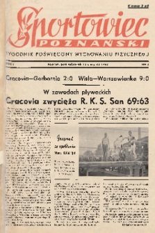 Sportowiec Poznański : tygodnik poświęcony wychowaniu fizycznemu. R.1, 1945, nr 3