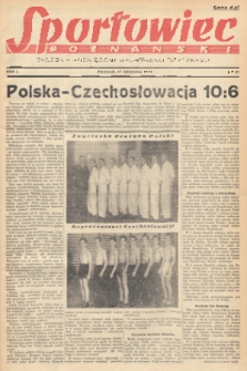 Sportowiec Poznański : tygodnik poświęcony wychowaniu fizycznemu. R.1, 1945, nr 21