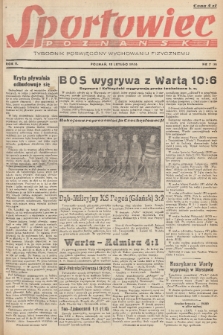 Sportowiec Poznański : tygodnik poświęcony wychowaniu fizycznemu. R.2, 1946, nr 7