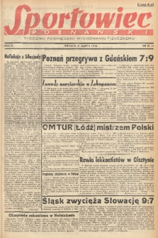 Sportowiec Poznański : tygodnik poświęcony wychowaniu fizycznemu. R.2, 1946, nr 10