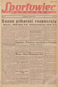 Sportowiec Poznański : tygodnik poświęcony wychowaniu fizycznemu. R.2, 1946, nr 11