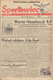 Sportowiec. R.2, 1946, nr 37