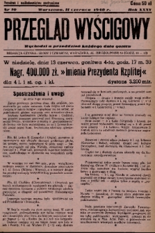 Przegląd Wyścigowy. R.35, 1948, nr 10