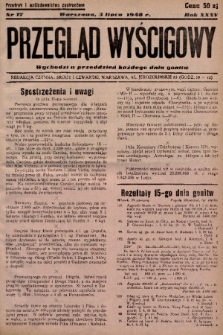 Przegląd Wyścigowy. R.35, 1948, nr 17